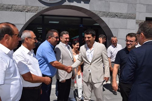 Kaymakamımız Şenol ÖZTÜRK ve Belediye Başkanı İbrahim ÖNAL, STK Başkanları ile bir araya geldi