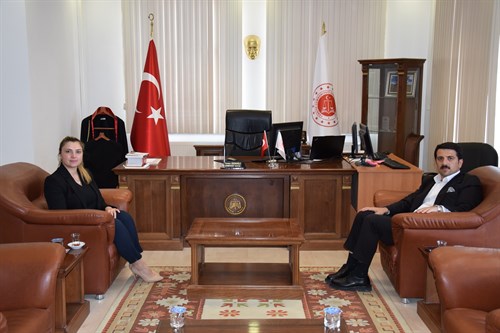 Kaymakamımız Şenol ÖZTÜRK'ten İlçemiz Cumhuriyet Savcılarına Ziyaret