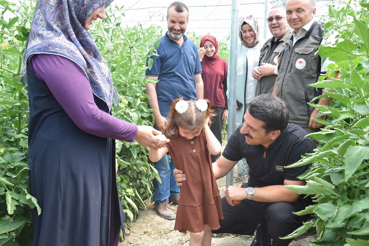 Kaymakamımız Şenol Öztürk, Kaymakamlığımız Ve Kop Destekli Tarımsal Üretim Alanını yerinde inceledi
