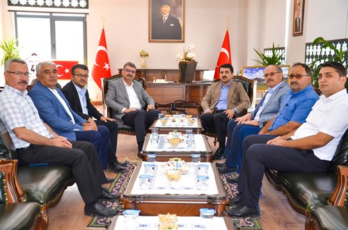 Ak Parti Konya Milletvekili Sn. Orhan Erdem Kaymakamımız Şenol ÖZTÜRK’ e hayırlı olsun ziyaretinde bulundu